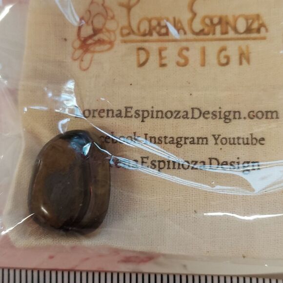 Tiger Eye Tumble stone  sealed in package not touched - Picture 3 of 7